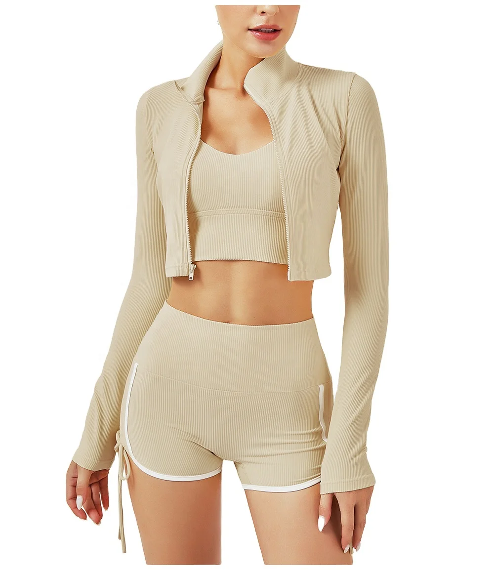 Yoga Clothing Gym High Waist Leggings Bra Greens 3 Piece Gym Fitness Ribed Yoga Set
Yoga Clothing Gym High Waist Leggings Bra Greens 3 Piece Gym Fitness Ribed Yoga Set