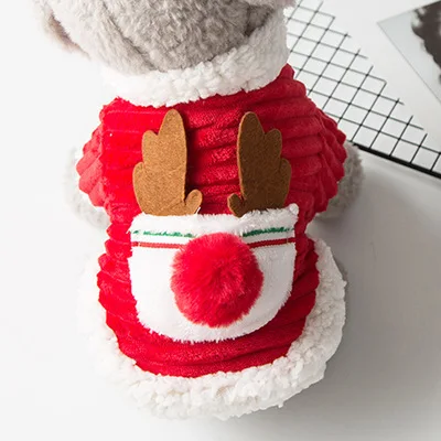 ZSS140 Pet Christmas costume elk New Year winter coat cat dog dog than bear teddy costume, Picture 
ZSS140 Pet Christmas costume elk New Year winter coat cat dog dog than bear teddy costume, Picture