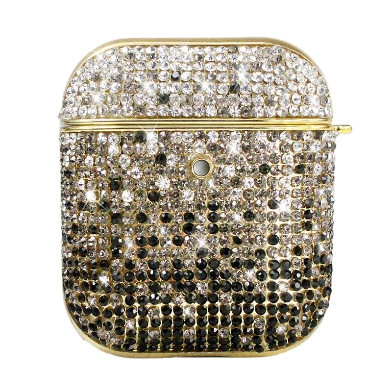 China Manufacturer Customize Women Girls Cute Flash Rhinestone Three-Color Gradient Tws Earphone Earbuds Cover Charging Case, Gradient violet, gradient black, gradient blue, gradient green, 
China Manufacturer Customize Women Girls Cute Flash Rhinestone Three-Color Gradient Tws Earphone Earbuds Cover Charging Case, Gradient violet, gradient black, gradient blue, gradient green,