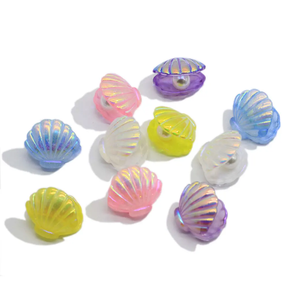 100pcs Kawaii AB Seashells Resin Sea Shell Cameo Flat Back Resins Cabochon with Pearl Beads Simulation Girl Hair Bow Center
100pcs Kawaii AB Seashells Resin Sea Shell Cameo Flat Back Resins Cabochon with Pearl Beads Simulation Girl Hair Bow Center