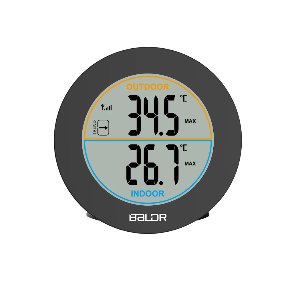 Home Indoor Outdoor thermometer with Remote Sensor Digital Wireless Temperature Monitor, White black
Home Indoor Outdoor thermometer with Remote Sensor Digital Wireless Temperature Monitor, White black
