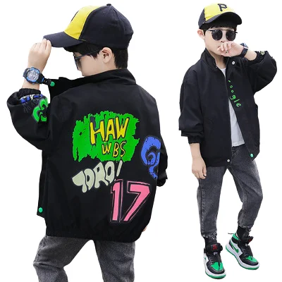 Boys' jacket cartoon letter long sleeve sport kids coats 2021 autumn casual children's zipper jacket
Boys' jacket cartoon letter long sleeve sport kids coats 2021 autumn casual children's zipper jacket