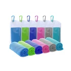 Custom Sports Microfiber Instant Cooling Towel Cool Ice Towel With PVC Bag