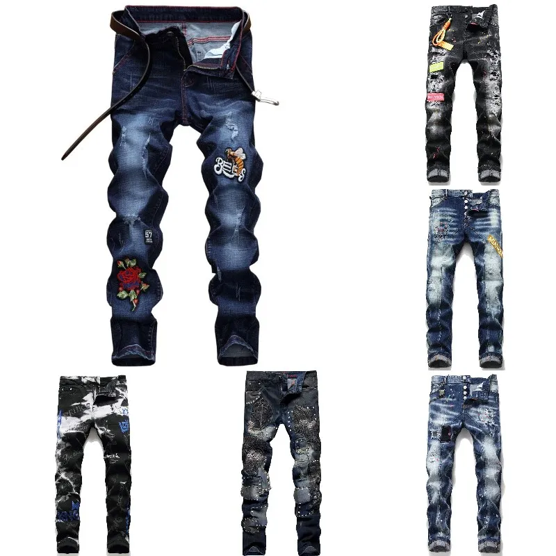 Stylish new design men's rip premium jeans are on sale Slim, straight leg men's pants, retro ripped denim pants, Customized color
Stylish new design men's rip premium jeans are on sale Slim, straight leg men's pants, retro ripped denim pants, Customized color