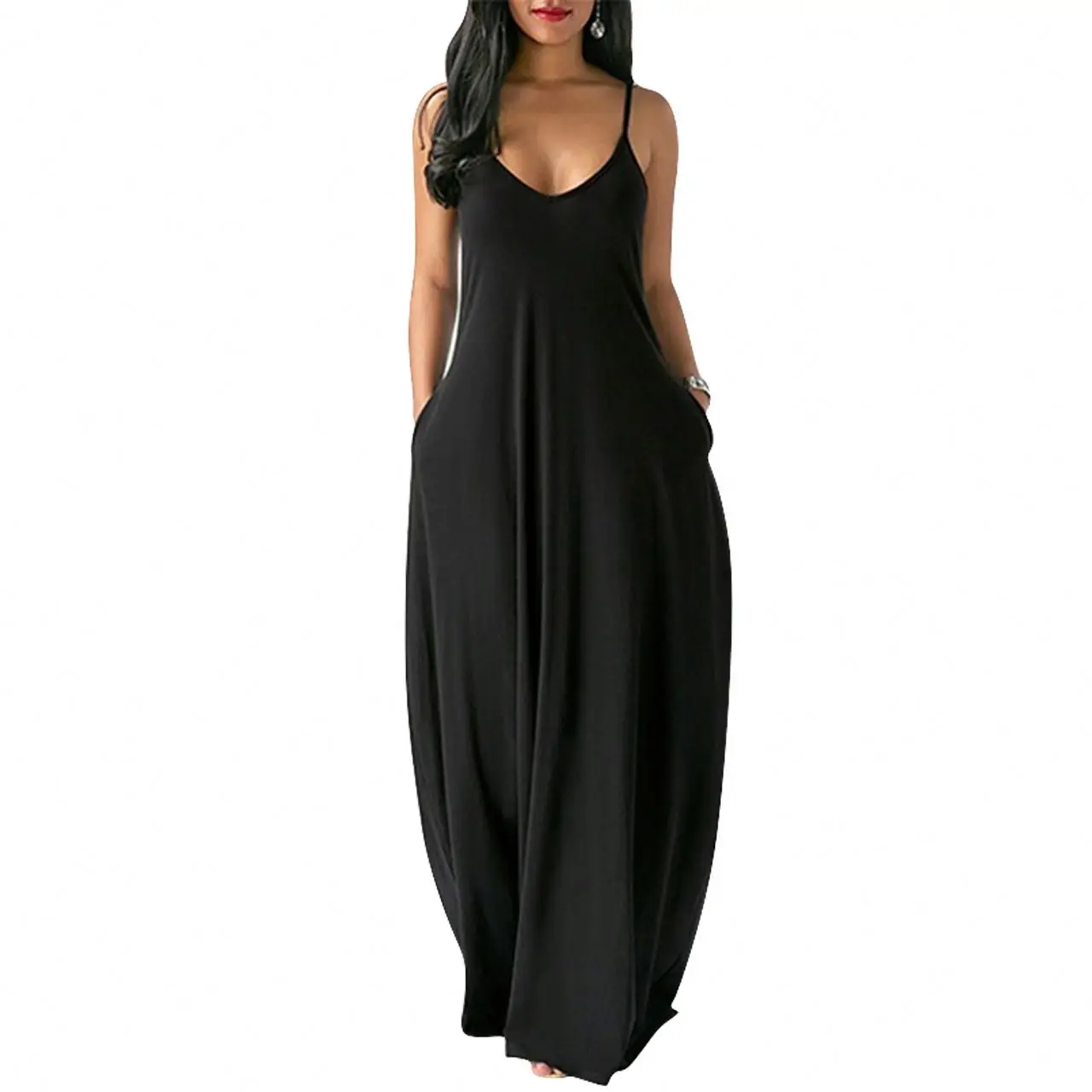 New Elgant Casual Dresses Ladies Summer Wholesale Prce Cheap Strap Spaghetti Floor-Length A-Line Dress
New Elgant Casual Dresses Ladies Summer Wholesale Prce Cheap Strap Spaghetti Floor-Length A-Line Dress