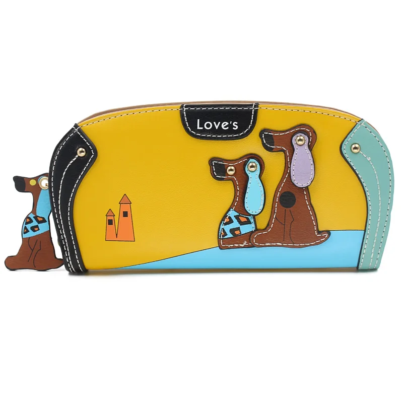 Long Wallet Fashion Cute Ladies PU Leather Cartoon Dog Bag Ladies Clutch Phone Case Puppy Zipper Card Holder Wallet, 6 colors
Long Wallet Fashion Cute Ladies PU Leather Cartoon Dog Bag Ladies Clutch Phone Case Puppy Zipper Card Holder Wallet, 6 colors