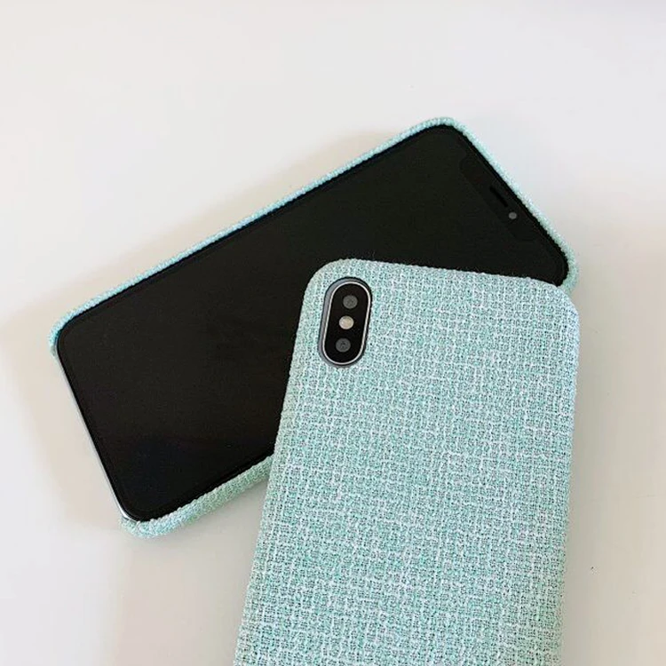 Fashion luxury new girl style design mint green fabric cloth hard soft tpu pc phone back cover case for iphone 7 8 plus
Fashion luxury new girl style design mint green fabric cloth hard soft tpu pc phone back cover case for iphone 7 8 plus