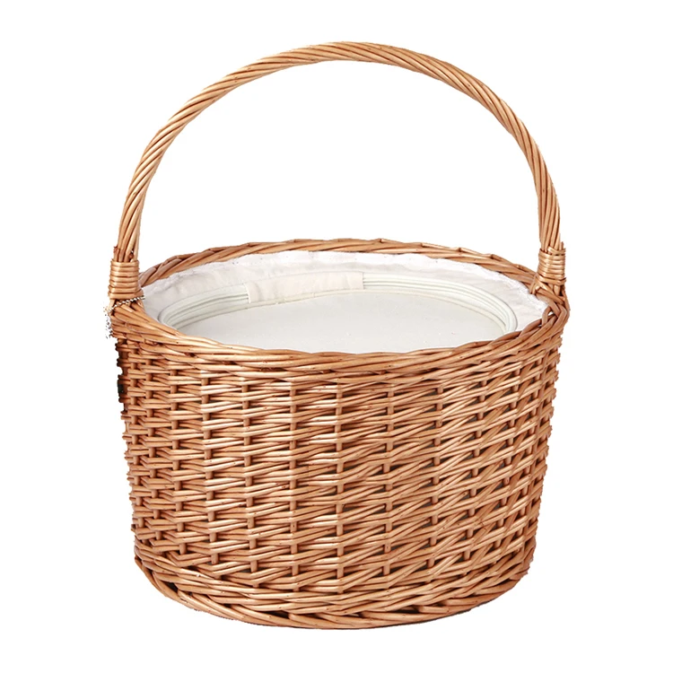 KINGWILLOW new design handmade poplar wood material oval picnic storage basket with wooden lid customized, Natural color 
KINGWILLOW new design handmade poplar wood material oval picnic storage basket with wooden lid customized, Natural color