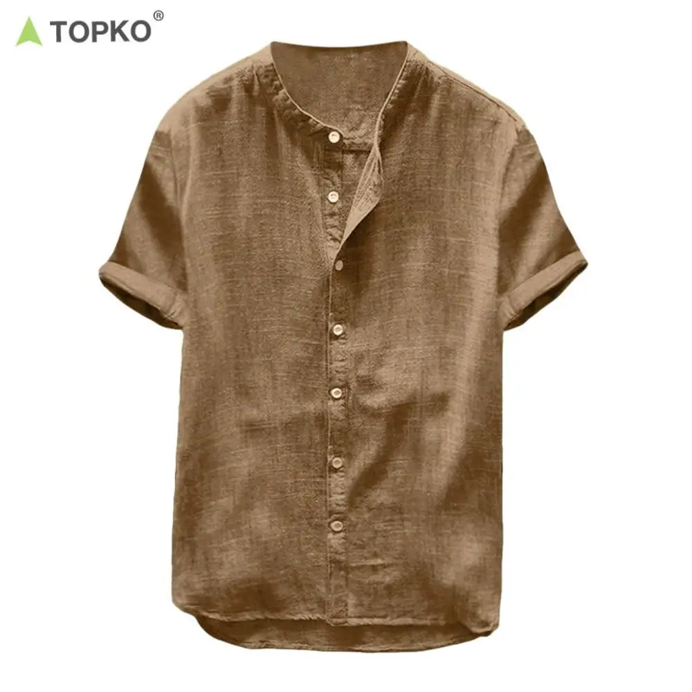 TOPKO High Quality wholesale New Style Fashion Custom men casual hemp linen shirt, Multiple color
TOPKO High Quality wholesale New Style Fashion Custom men casual hemp linen shirt, Multiple color