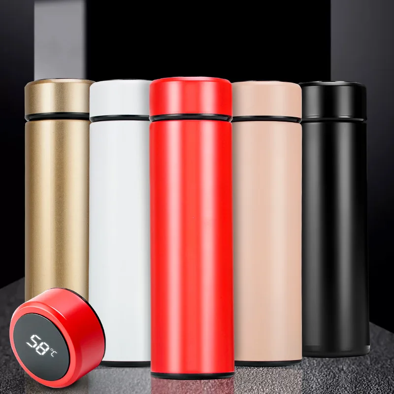Stainless Steel Thermal Insulation Intelligent Temperature Measuring Cup Thermometer Mug, Black/pink/red/white/gold
Stainless Steel Thermal Insulation Intelligent Temperature Measuring Cup Thermometer Mug, Black/pink/red/white/gold