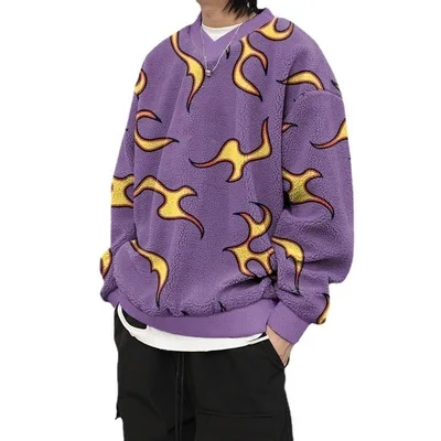 New Fashion Wholesale Hoodies Mens Winter Crew Neck Sweatshirt Vintage Printed Oversized Unhooded Hoodies
New Fashion Wholesale Hoodies Mens Winter Crew Neck Sweatshirt Vintage Printed Oversized Unhooded Hoodies