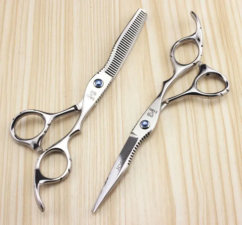 Free shipping JOEWELL stainless steel 6.0 inch silver hair scissors cutting / thinning scissors
Free shipping JOEWELL stainless steel 6.0 inch silver hair scissors cutting / thinning scissors