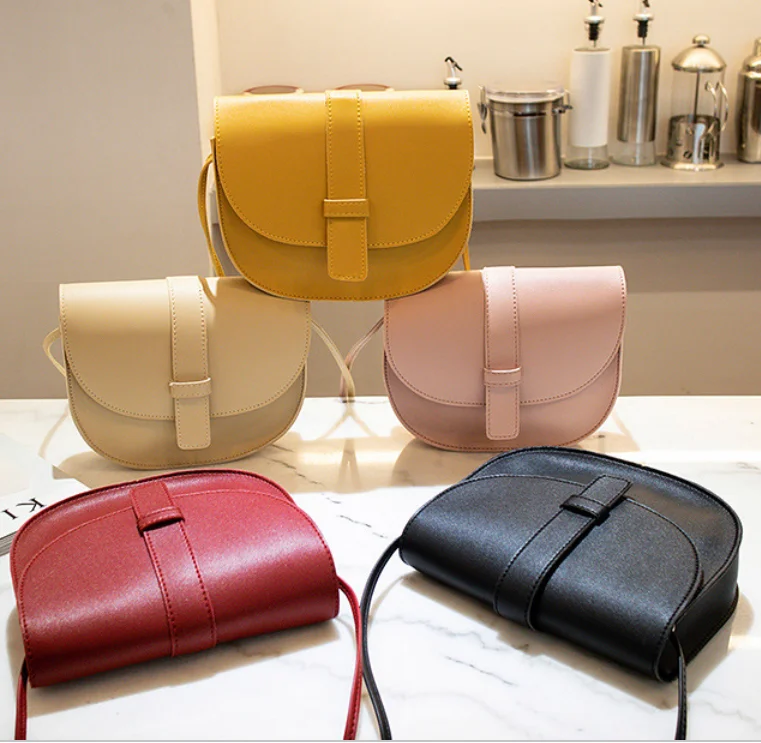 2020 New Design Fashion Candy Color Leather Half Moon Bags Purses Handbags for Women, 5 colors
2020 New Design Fashion Candy Color Leather Half Moon Bags Purses Handbags for Women, 5 colors