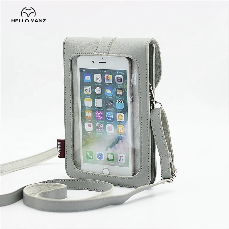 Touch Screen Cell Phone Purse Smartphone Wallet Leather Shoulder Strap Handbag Women Bag, Pure color
Touch Screen Cell Phone Purse Smartphone Wallet Leather Shoulder Strap Handbag Women Bag, Pure color