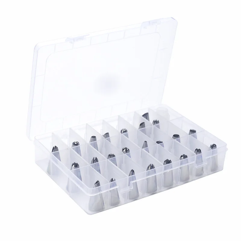H321 24pcs Set Stainless Steel Cookie Pastry Russian Nozzle Baking Tool Cake Decoration Accessories Sets of Nozzle, 1 colour
H321 24pcs Set Stainless Steel Cookie Pastry Russian Nozzle Baking Tool Cake Decoration Accessories Sets of Nozzle, 1 colour