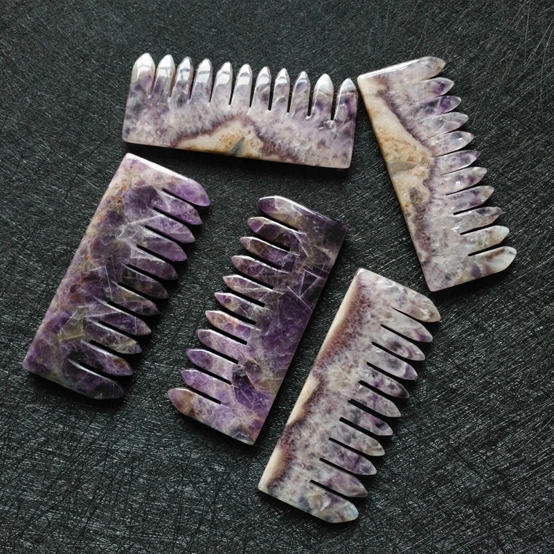 Hot selling high quality heathcare amethyst quartz crystal hair comb for massaging body or women
Hot selling high quality heathcare amethyst quartz crystal hair comb for massaging body or women