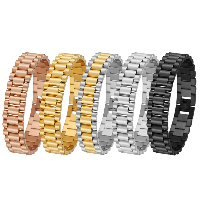 Ruigang 15mm Yellow Gold Miami Watch Link Chain Bracelets For men Jewelry Wholesale, 24k gold
Ruigang 15mm Yellow Gold Miami Watch Link Chain Bracelets For men Jewelry Wholesale, 24k gold