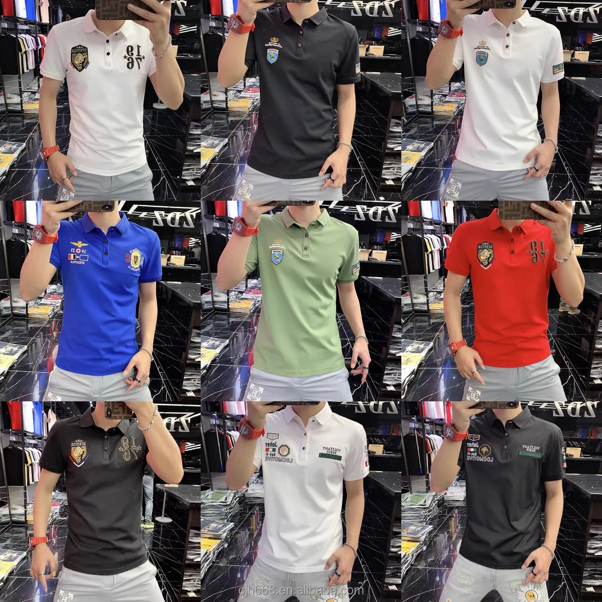 Newly designed gender-neutral fashion embroidered/printed golf shirt high quality men's cotton polo T-shirt wholesale, Customized color
Newly designed gender-neutral fashion embroidered/printed golf shirt high quality men's cotton polo T-shirt wholesale, Customized color