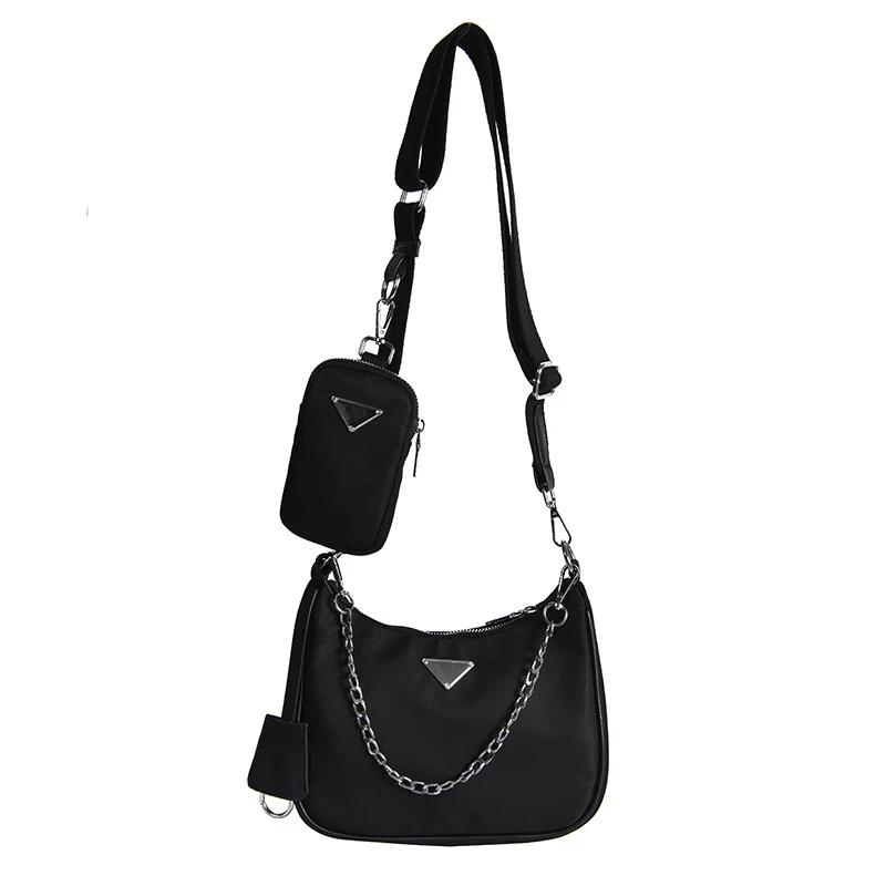 Set Casual Shoulder Bag Female Small Subaxillary Bags Luxury Wide Shoulder Strap Bag Women Trendy Vintage Nylon Handbag, 6 colors
Set Casual Shoulder Bag Female Small Subaxillary Bags Luxury Wide Shoulder Strap Bag Women Trendy Vintage Nylon Handbag, 6 colors