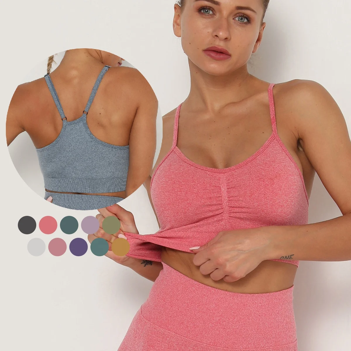 Amazon Top Seller Sport Bra Y-shaped Beauty Back Yoga Bra Removable Pads Activwear Workout Tops Bra
Amazon Top Seller Sport Bra Y-shaped Beauty Back Yoga Bra Removable Pads Activwear Workout Tops Bra