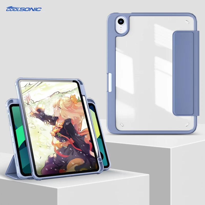 360 Degree Full Protection Shockproof Detachable Pencil Holder Smart Folio Case For iPad Pro 11 2018/2020/2021
360 Degree Full Protection Shockproof Detachable Pencil Holder Smart Folio Case For iPad Pro 11 2018/2020/2021