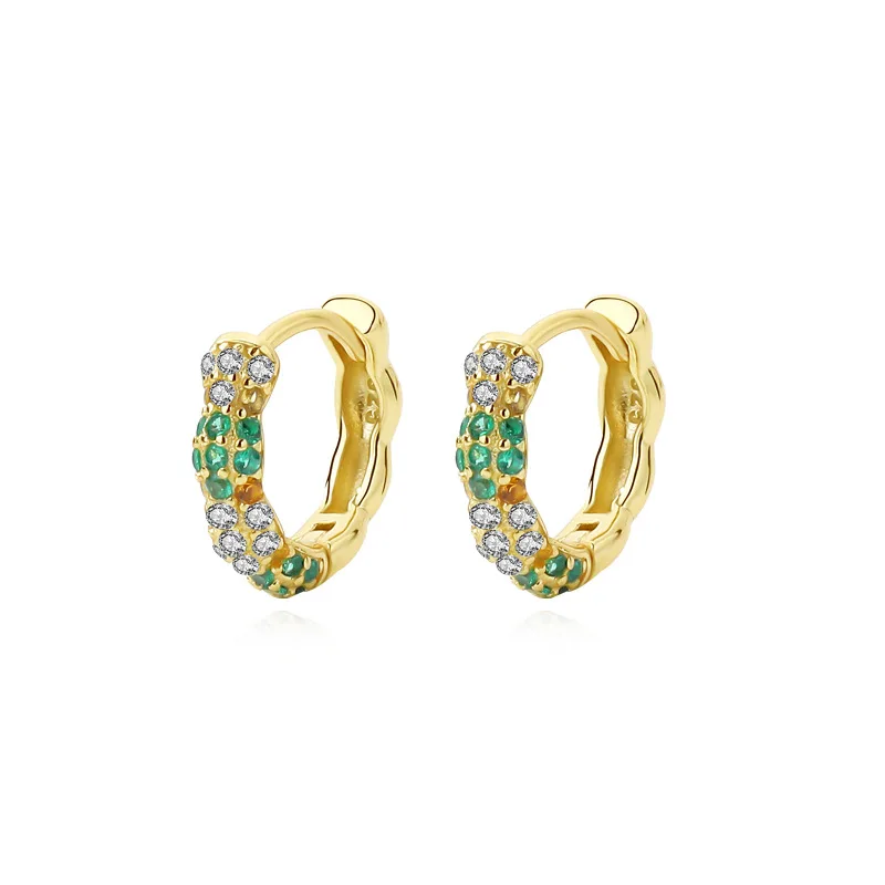 VIANRLA 925 Sterling Silver Jewelry Earrings 18k Gold Plated Earring Colorful Zircon Earring For Women Free Laser Logo Wholesale
VIANRLA 925 Sterling Silver Jewelry Earrings 18k Gold Plated Earring Colorful Zircon Earring For Women Free Laser Logo Wholesale