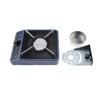 wholesale hot sale square shape stainless steel solid fuel stove alcohol furnace alcohol stove spirit stove for food warmer