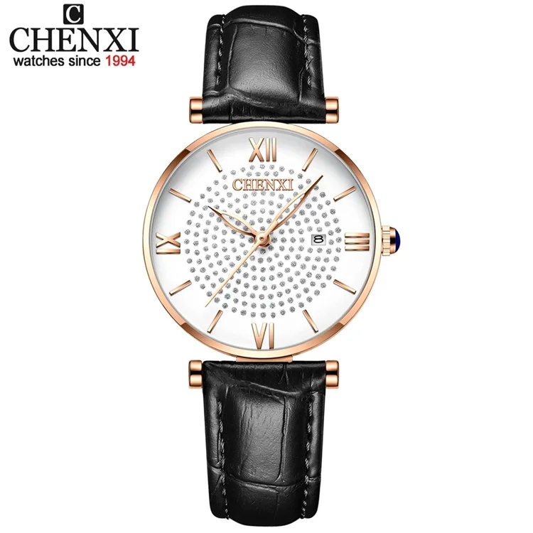 CHENXI New Luxury Ladies Watch Top Brand Waterproof Women Quartz Wrist Watch Fashion Simple Leather Dress Watches
CHENXI New Luxury Ladies Watch Top Brand Waterproof Women Quartz Wrist Watch Fashion Simple Leather Dress Watches