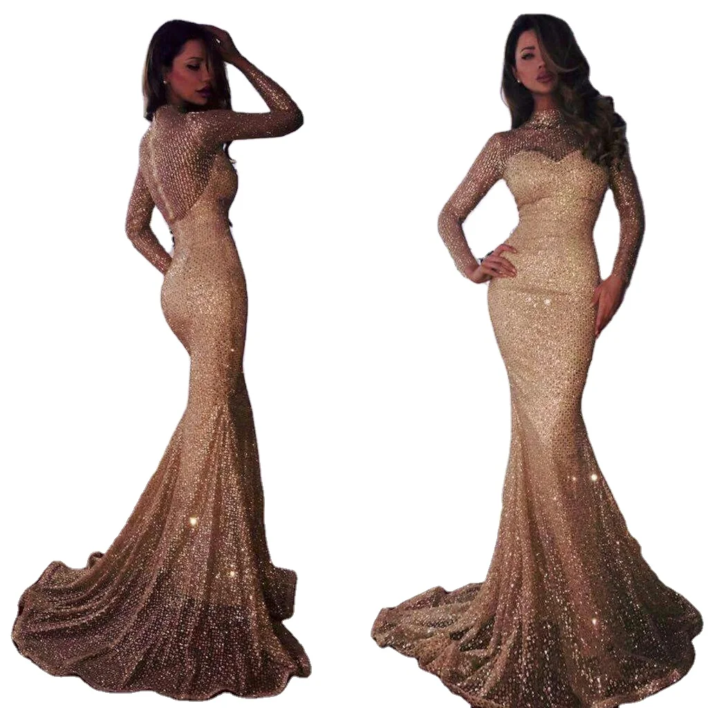 Fashion Sexy Ball Gown sequins slim long sleeves Dress For women, Customized colors
Fashion Sexy Ball Gown sequins slim long sleeves Dress For women, Customized colors