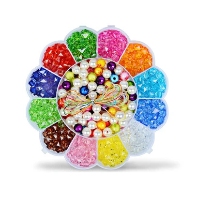Kids DIY acrylic jewelry making children diy beads kit educational toy beads wholesale
Kids DIY acrylic jewelry making children diy beads kit educational toy beads wholesale