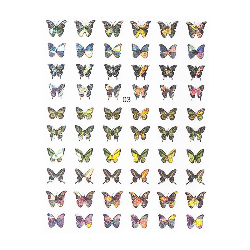 Hot selling 3d laser butterfly nail art sticker for nail art decoration
Hot selling 3d laser butterfly nail art sticker for nail art decoration