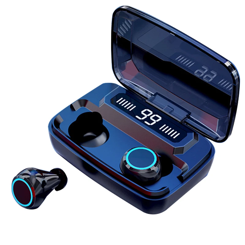 New TWS M11 Digital Touch BT 5.0 Wireless Headset Waterproof 3300mAh LED Digital Charging Box Wireless Earphone Headphone
New TWS M11 Digital Touch BT 5.0 Wireless Headset Waterproof 3300mAh LED Digital Charging Box Wireless Earphone Headphone