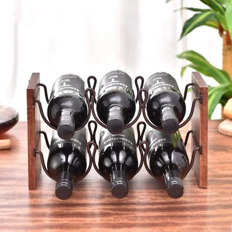 Countertop combination rack wine Vintage holder dining table wooden wine bottle holder
Countertop combination rack wine Vintage holder dining table wooden wine bottle holder