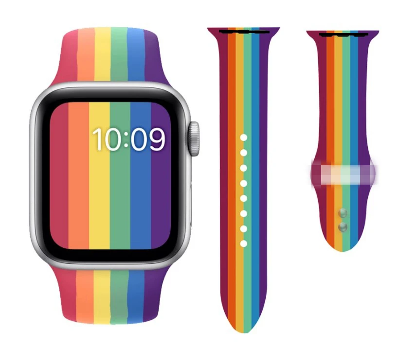 New Design Silicone Watch Band Rainbow Apple Strap Fit Apple Series 4 Fashion apple watch band
New Design Silicone Watch Band Rainbow Apple Strap Fit Apple Series 4 Fashion apple watch band