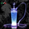 MH09 New Style Acrylic LED Light Hookah Cup Set Shisha Pipe with Hose Stainless Steel Bowl Charcoal Holder Narguile Accessories