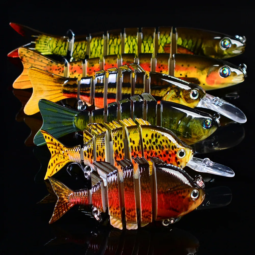 Fishing Lures Fishing Bait 6color 6p Multi-segment Set 10cm 13.67g 15.5g Ikan Ryboowstwo Visserij Angeln Pescaria Anzol Peche, 6colors
Fishing Lures Fishing Bait 6color 6p Multi-segment Set 10cm 13.67g 15.5g Ikan Ryboowstwo Visserij Angeln Pescaria Anzol Peche, 6colors