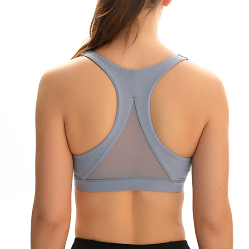 High quality workout yoga crossback she fit wireless supportive unique sports bra tops with mesh back
High quality workout yoga crossback she fit wireless supportive unique sports bra tops with mesh back