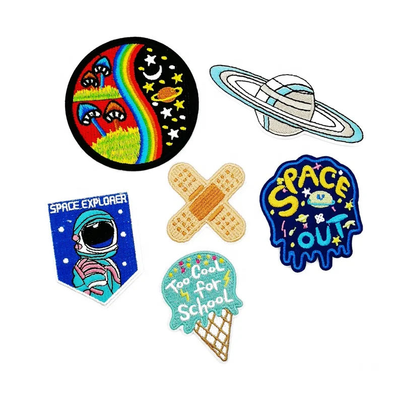 Patches Embroidery Satellite Astronaut Space Planets Patches For Boys Clothes Coats
Patches Embroidery Satellite Astronaut Space Planets Patches For Boys Clothes Coats