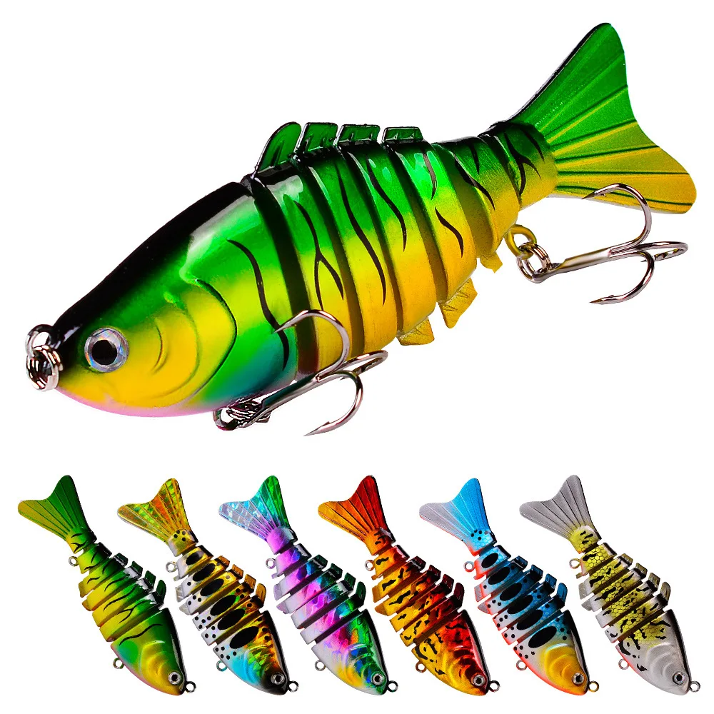 Wholesale 95mm 15g Wobblers 6 Colors Jointed Crank Swim bait 7 Segment Hard Artificial Lures
Wholesale 95mm 15g Wobblers 6 Colors Jointed Crank Swim bait 7 Segment Hard Artificial Lures