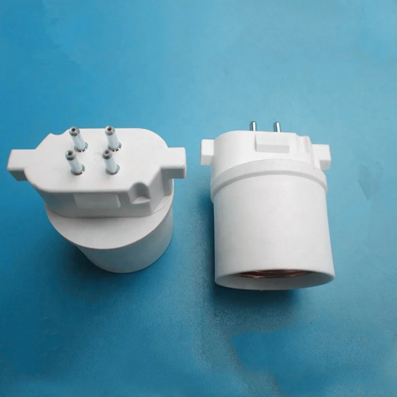4P G10Q to E26 Socket LED Halogen Light Base Converter Extend Adapter G10Q - E26 lamp holder
4P G10Q to E26 Socket LED Halogen Light Base Converter Extend Adapter G10Q - E26 lamp holder