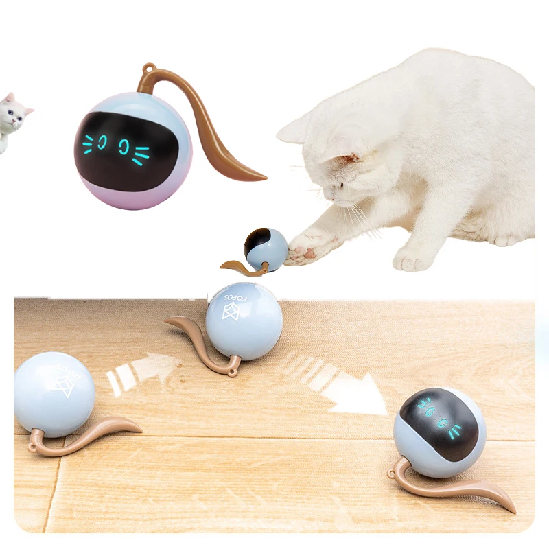 Pet Smart Interactive Cat Toy Colorful LED Self Rotating Ball Toys USB Rechargeable Kitten Electronic Ball Toys Cat Accessories
Pet Smart Interactive Cat Toy Colorful LED Self Rotating Ball Toys USB Rechargeable Kitten Electronic Ball Toys Cat Accessories