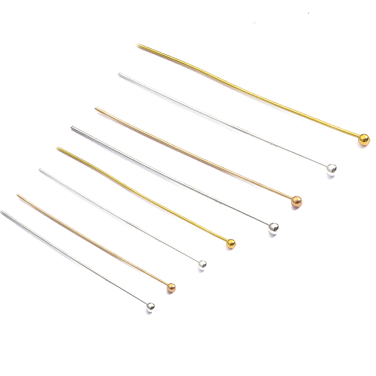 16/20/25/30/35/40/50mm 200pcs Metal Ball Head Pins Needles For Jewelry Making Necklace Bracelet DIY Jewelry Findings, Kc-gold/rhodium/gold/silver/mixed
16/20/25/30/35/40/50mm 200pcs Metal Ball Head Pins Needles For Jewelry Making Necklace Bracelet DIY Jewelry Findings, Kc-gold/rhodium/gold/silver/mixed