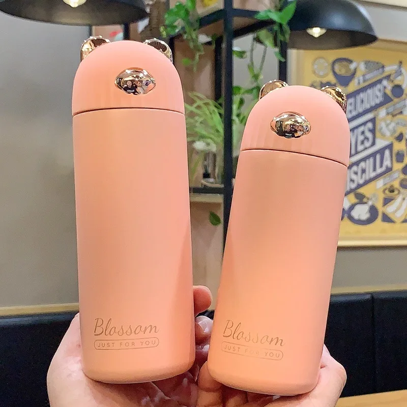 300/400ml Cartoon Cute Bear Thermos Bottle Student Couple Girl Portable Water Bottle Cup Vacuum Flask Pink Green Blue
300/400ml Cartoon Cute Bear Thermos Bottle Student Couple Girl Portable Water Bottle Cup Vacuum Flask Pink Green Blue