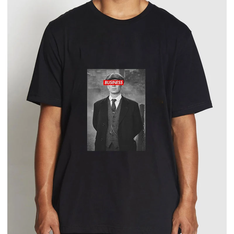 Wholesale Peaky Blinders T-Shirts Shelby Design Men's Short-Sleeve Tee Shirts Pure Cotton Vintage T Shirts 
Wholesale Peaky Blinders T-Shirts Shelby Design Men's Short-Sleeve Tee Shirts Pure Cotton Vintage T Shirts