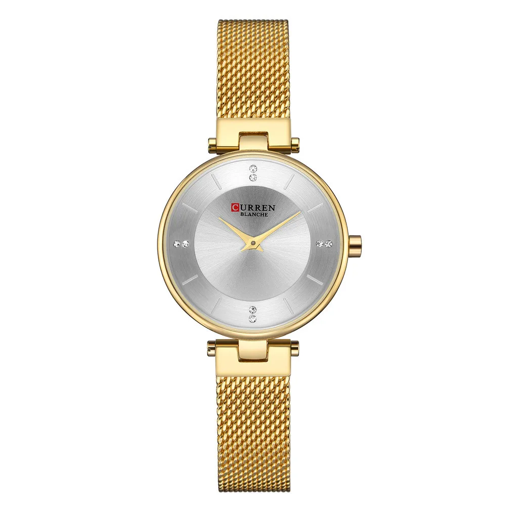 Wholesale CURREN Brand Women's Fashion Stainless Steel Mesh Watch Ladies Fancy Japan Movement Wrist Watch For Female
Wholesale CURREN Brand Women's Fashion Stainless Steel Mesh Watch Ladies Fancy Japan Movement Wrist Watch For Female