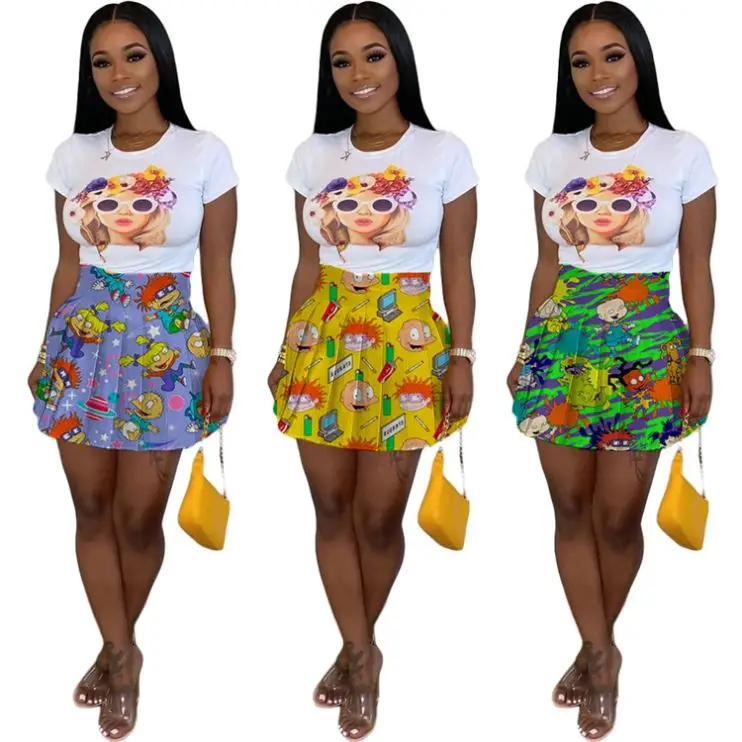 LZX0292 2020 New Arrival Casual Lovely High Waist Cartoon Print Street Party Wear Sexy Women Short Pleated Skirt, Customized color
LZX0292 2020 New Arrival Casual Lovely High Waist Cartoon Print Street Party Wear Sexy Women Short Pleated Skirt, Customized color