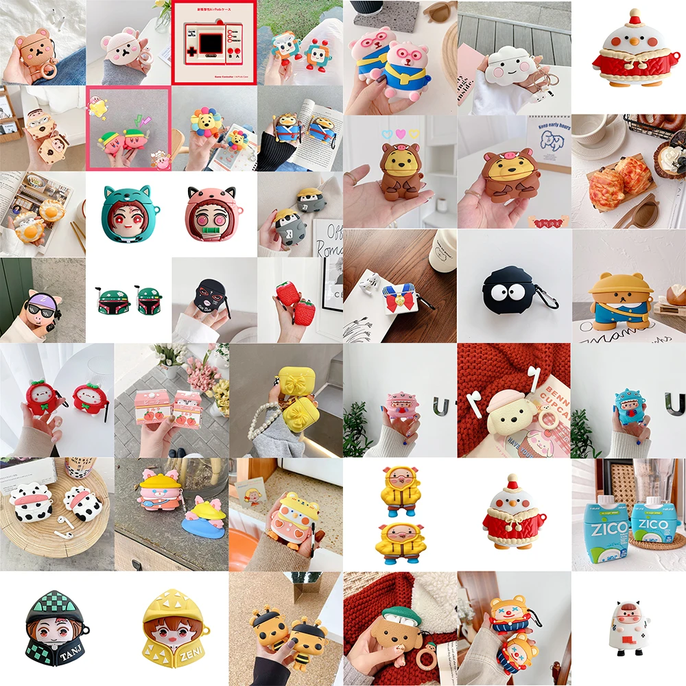 Lots of colors For AirPod Case Cute 3D Cartoon Pattern Earphone Case For Airpods 1 2 Silicone animal Cover, Pictures
Lots of colors For AirPod Case Cute 3D Cartoon Pattern Earphone Case For Airpods 1 2 Silicone animal Cover, Pictures