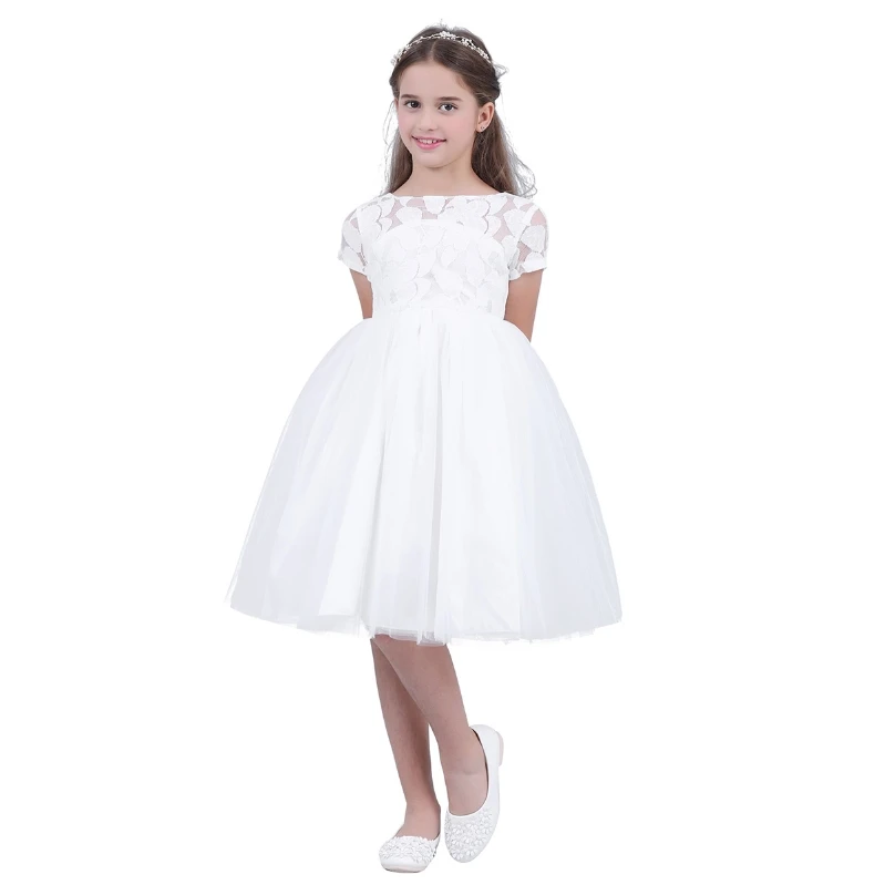 Low Price Flower Girl Lace Dress Princess Wedding Bridesmaid Birthday Ball Gown In White
Low Price Flower Girl Lace Dress Princess Wedding Bridesmaid Birthday Ball Gown In White