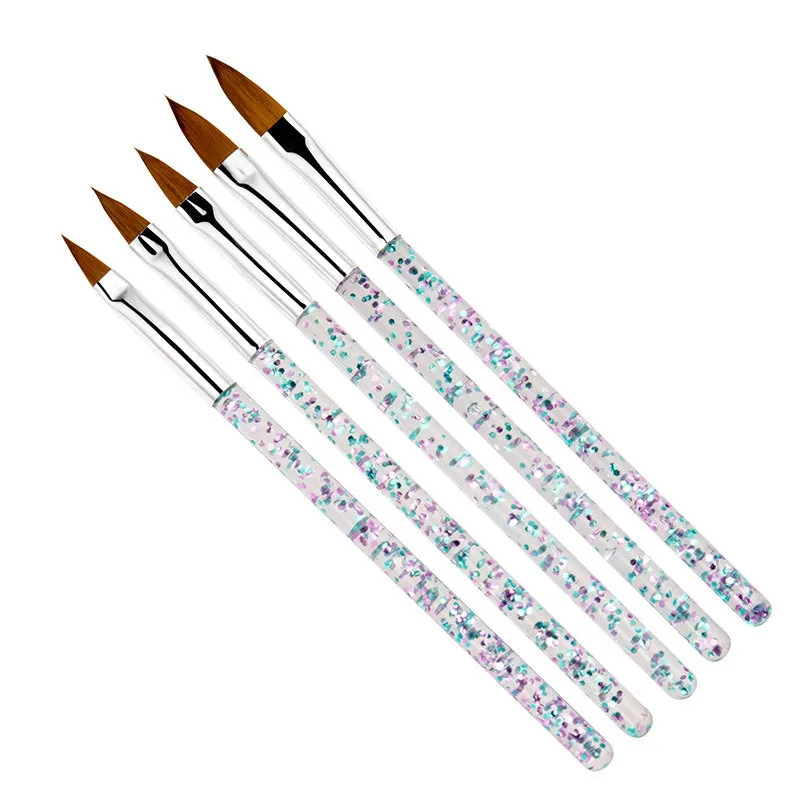 5Pcs/Set Acrylic Handle Brush Carving Acrylic Extending Crystal Nail Brush, As the pictures
5Pcs/Set Acrylic Handle Brush Carving Acrylic Extending Crystal Nail Brush, As the pictures