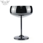 Wholesale Wine Glass Stainless Steel Vintage Martini Cocktail Glass Wine Goblet